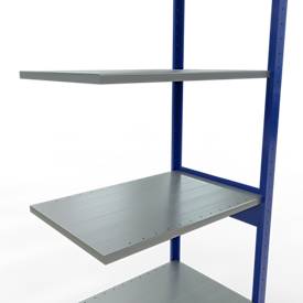 SCHULTE Lagertechnik - Stecksystem Anbauregal - 2500x 750x500 mm, Typ 150 kg