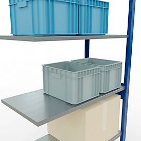 SCHULTE Lagertechnik - Stecksystem Anbauregal - 2500x1000x500 mm, Typ 150 kg