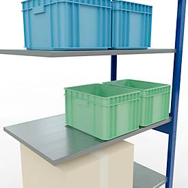 SCHULTE Lagertechnik - Stecksystem Anbauregal - 2500x1000x600 mm, Typ 150 kg