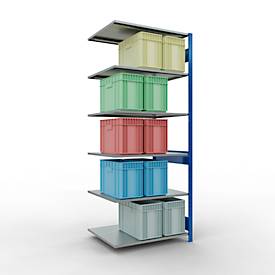 SCHULTE Lagertechnik - Stecksystem Anbauregal - 2500x1000x800 mm, Typ 150 kg