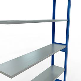 SCHULTE Lagertechnik - Stecksystem Anbauregal - 2500x1300x300 mm, Typ 150 kg
