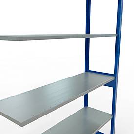 SCHULTE Lagertechnik - Stecksystem Anbauregal - 2500x1300x400 mm, Typ 150 kg
