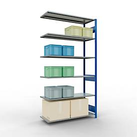 SCHULTE Lagertechnik - Stecksystem Anbauregal - 2500x1300x500 mm, Typ 150 kg