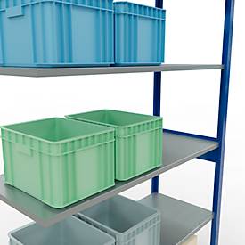 SCHULTE Lagertechnik - Stecksystem Anbauregal - 2500x1300x500 mm, Typ 150 kg
