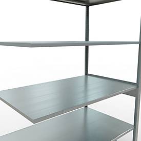 SCHULTE Lagertechnik - Stecksystem Anbauregal - 2500x1300x800 mm, Typ 150 kg