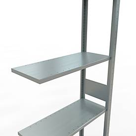 SCHULTE Lagertechnik - Stecksystem Anbauregal - 3000 x 750 x 300 mm, Typ 150 kg