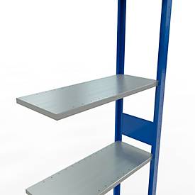 SCHULTE Lagertechnik - Stecksystem Anbauregal - 3000x 750x300 mm, Typ 150 kg