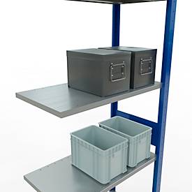 SCHULTE Lagertechnik - Stecksystem Anbauregal - 3000x 750x400 mm, Typ 150 kg
