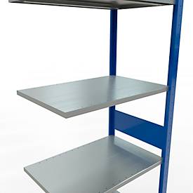 SCHULTE Lagertechnik - Stecksystem Anbauregal - 3000x 750x500 mm, Typ 150 kg