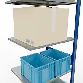SCHULTE Lagertechnik - Stecksystem Anbauregal - 3000x 750x600 mm, Typ 150 kg
