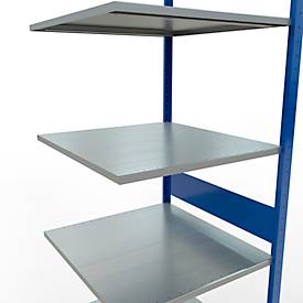 SCHULTE Lagertechnik - Stecksystem Anbauregal - 3000x 750x800 mm, Typ 150 kg
