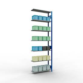 SCHULTE Lagertechnik - Stecksystem Anbauregal - 3000x1000x300 mm, Typ 150 kg