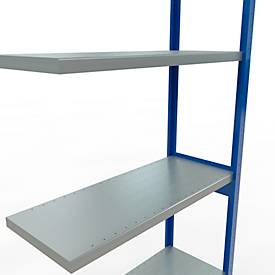 SCHULTE Lagertechnik - Stecksystem Anbauregal - 3000x1000x400 mm, Typ 250 kg