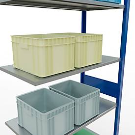 SCHULTE Lagertechnik - Stecksystem Anbauregal - 3000x1000x500 mm, Typ 150 kg