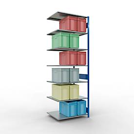 SCHULTE Lagertechnik - Stecksystem Anbauregal - 3000x1000x800 mm, Typ 150 kg