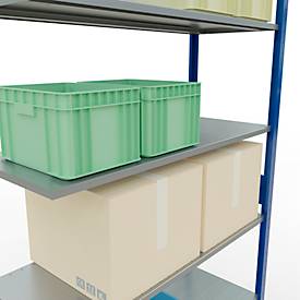 SCHULTE Lagertechnik - Stecksystem Anbauregal - 3000x1300x500 mm, Typ 150 kg