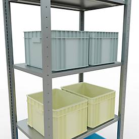 SCHULTE Lagertechnik - Stecksystem Grundregal - 2000x 750x500 mm, Typ 150 kg