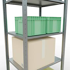 SCHULTE Lagertechnik - Stecksystem Grundregal - 2000x 750x600 mm, Typ 150 kg