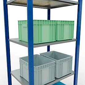 SCHULTE Lagertechnik - Stecksystem Grundregal - 2000x 750x600 mm, Typ 150 kg