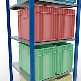 SCHULTE Lagertechnik - Stecksystem Grundregal - 2000x 750x800 mm, Typ 150 kg