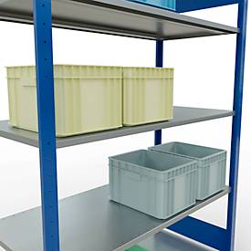 SCHULTE Lagertechnik - Stecksystem Grundregal - 2000x1300x600 mm, Typ 150 kg