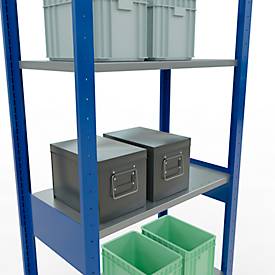SCHULTE Lagertechnik - Stecksystem Grundregal - 2500x 750x400 mm, Typ 150 kg