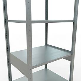 SCHULTE Lagertechnik - Stecksystem Grundregal - 2500x 750x600 mm, Typ 150 kg