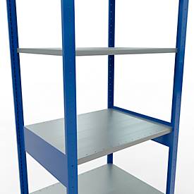 SCHULTE Lagertechnik - Stecksystem Grundregal - 2500x 750x600 mm, Typ 150 kg