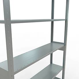 SCHULTE Lagertechnik - Stecksystem Grundregal - 2500x1300x300 mm, Typ 150 kg