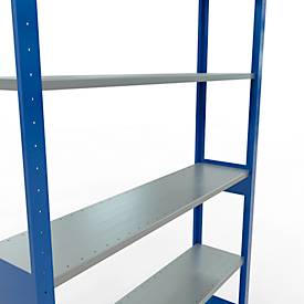 SCHULTE Lagertechnik - Stecksystem Grundregal - 2500x1300x300 mm, Typ 150 kg