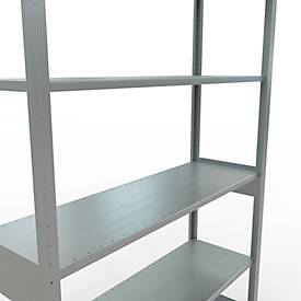 SCHULTE Lagertechnik - Stecksystem Grundregal - 2500x1300x400 mm, Typ 150 kg