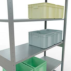 SCHULTE Lagertechnik - Stecksystem Grundregal - 2500x1300x500 mm, Typ 150 kg