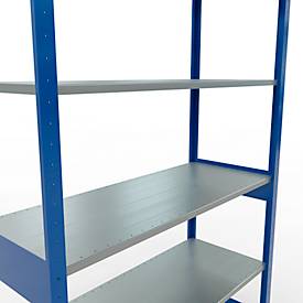 SCHULTE Lagertechnik - Stecksystem Grundregal - 2500x1300x500 mm, Typ 150 kg