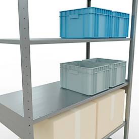 SCHULTE Lagertechnik - Stecksystem Grundregal - 2500x1300x600 mm, Typ 150 kg