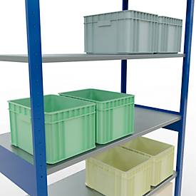 SCHULTE Lagertechnik - Stecksystem Grundregal - 2500x1300x600 mm, Typ 150 kg