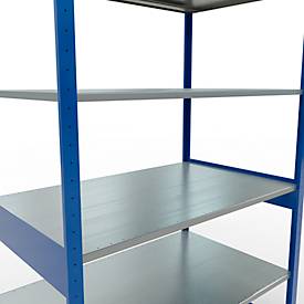 SCHULTE Lagertechnik - Stecksystem Grundregal - 2500x1300x800 mm, Typ 150 kg
