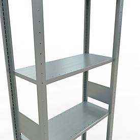 SCHULTE Lagertechnik - Stecksystem Grundregal - 3000 x 750 x 300 mm, Typ 150 kg