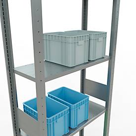 SCHULTE Lagertechnik - Stecksystem Grundregal - 3000 x 750 x 300 mm, Typ 150 kg