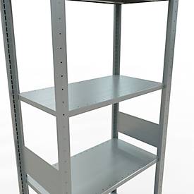 SCHULTE Lagertechnik - Stecksystem Grundregal - 3000 x 750 x 400 mm, Typ 150 kg