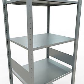 SCHULTE Lagertechnik - Stecksystem Grundregal - 3000x 750x600 mm, Typ 150 kg