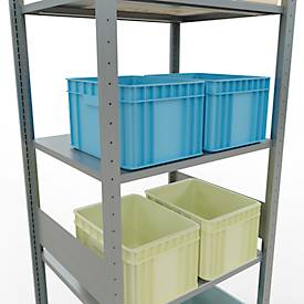 SCHULTE Lagertechnik - Stecksystem Grundregal - 3000x 750x600 mm, Typ 150 kg