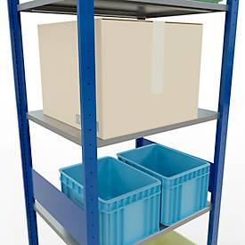 SCHULTE Lagertechnik - Stecksystem Grundregal - 3000x 750x600 mm, Typ 150 kg