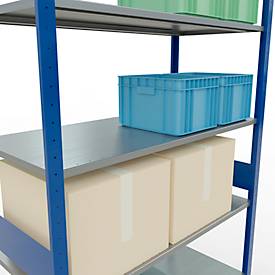 SCHULTE Lagertechnik - Stecksystem Grundregal - 3000x1300x600 mm, Typ 150 kg