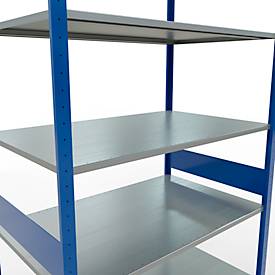 SCHULTE Lagertechnik - Stecksystem Grundregal - 3000x1300x800 mm, Typ 150 kg