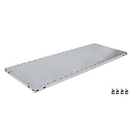 SCHULTE Lagertechnik Zusatz-Fachboden MULTIPlus 150, 1000x 300mm, 25 mm Kante, mit 4 Fachbodenträgern