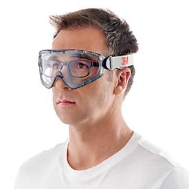 Schutzbrille 3M 2890, EN 166:2001, UVA/UVB/UVC-resistent, beschichtet, Polycarbonatglas, klar