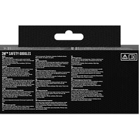 Schutzbrille 3M 4700, EN 166:2001, UVA/UVB/UVC-resistent, direkte Belüftung, Polycarbonatglas, klar