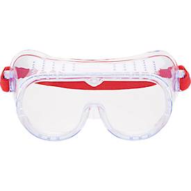 Schutzbrille 3M 4700, EN 166:2001, UVA/UVB/UVC-resistent, direkte Belüftung, Polycarbonatglas, klar
