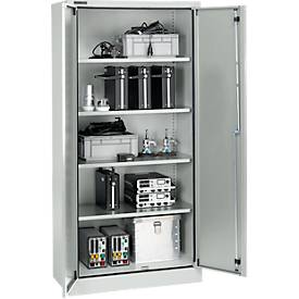 Schutzschrank nach IP 54 mit 4 Böden, B 950 x T 525 x H 1935 mm