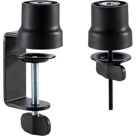 Schwenkarm Kensington A1020, Tischhalterung, für Mikrofone/Webcams/Beleuchtungssysteme, Kabelführung, schwarz